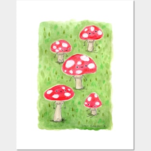 Sentient Mushrooms Posters and Art